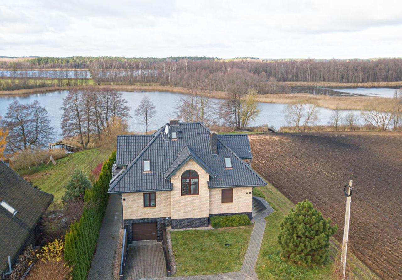Domwigierski Pl -Jeziorki -Gr- Comfort-Ferienhaus-Polen - Wlasna Linia Brzegowa I Sauna Wysoki Most  Экстерьер фото