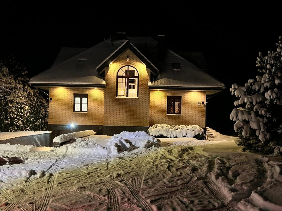 Domwigierski Pl -Jeziorki -Gr- Comfort-Ferienhaus-Polen - Wlasna Linia Brzegowa I Sauna Wysoki Most  Экстерьер фото