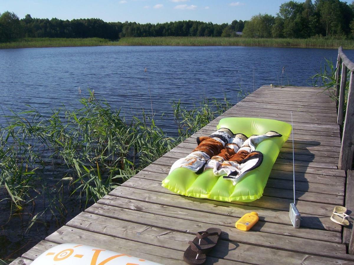 Domwigierski Pl -Jeziorki -Gr- Comfort-Ferienhaus-Polen - Wlasna Linia Brzegowa I Sauna Wysoki Most  Экстерьер фото
